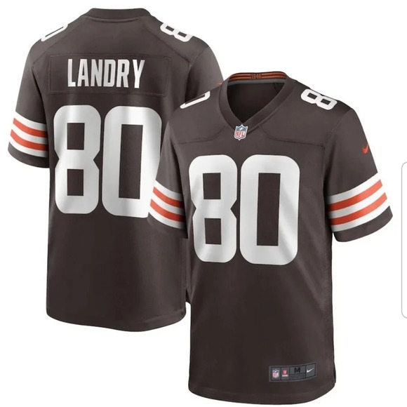 Men's Cleveland Browns Jarvis Landry Nike Brown Game Player Jersey Size 2XL - Picture 1 of 1